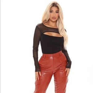Fashion Nova black bodysuit